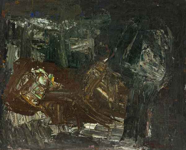 Alfredo Chighine : Due figure  (1959)  - Asta Arte Moderna e Contemporanea , '800 e '900 - Fabiani Arte