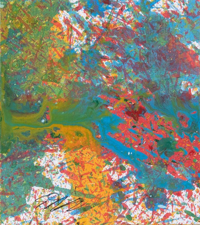 Shozo Shimamoto - Senza Titolo