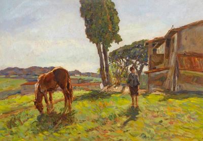 Figura con Puledro