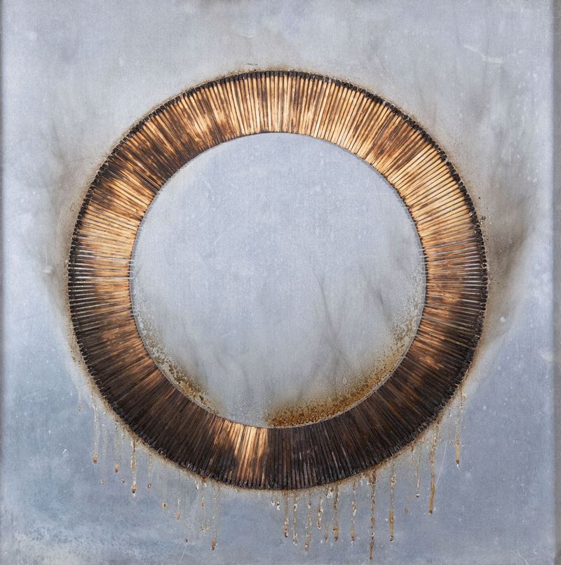 Bernard Aubertin - Dessin De Feu Circulaire