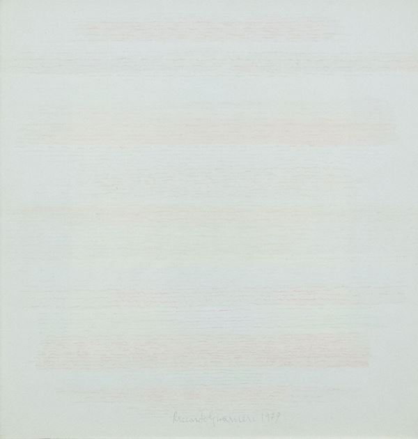 Riccardo Guarneri : Senza titolo  (1979)  - Asta Asta a tempo di Arte Moderna e Contemporanea - Fabiani Arte