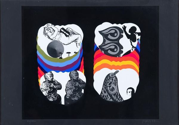 Concetto Pozzati : Senza titolo  (1967)  - Asta Asta a tempo di Arte Moderna e Contemporanea - Fabiani Arte