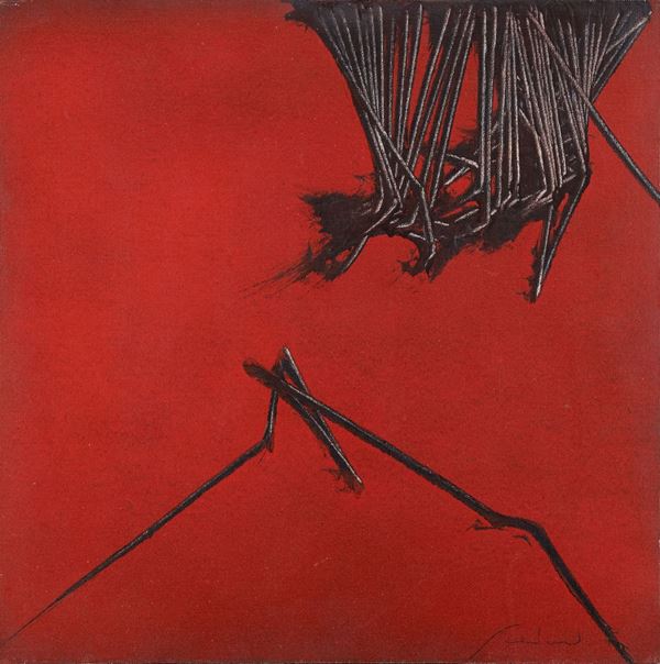 Emilio Scanavino : Tramatura  (1980)  - Asta Asta a tempo di Arte Moderna e Contemporanea - Fabiani Arte