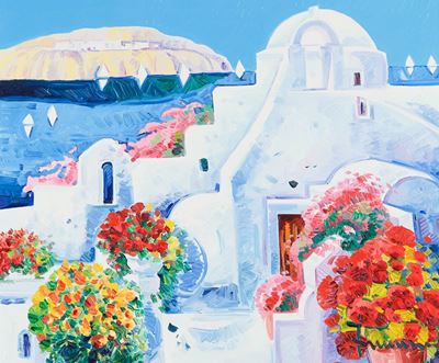 La Gioia di un Racconto Intorno a Santorini