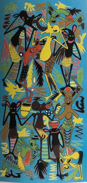 George Lilanga : Mapenzi ayaishi canapo kutana wawili  (2004)  - Asta Asta 86 di Arte Moderna e Contemporanea - Fabiani Arte