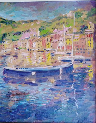 Beppe Gallo (castagnole delle Lanze (at), 1942) Portofino - Luci sulla Baia