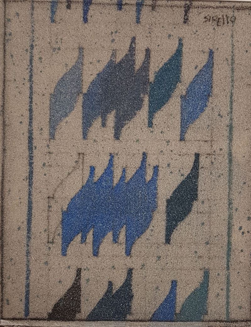 Enrico Sirello - Studio per Murale Celeste