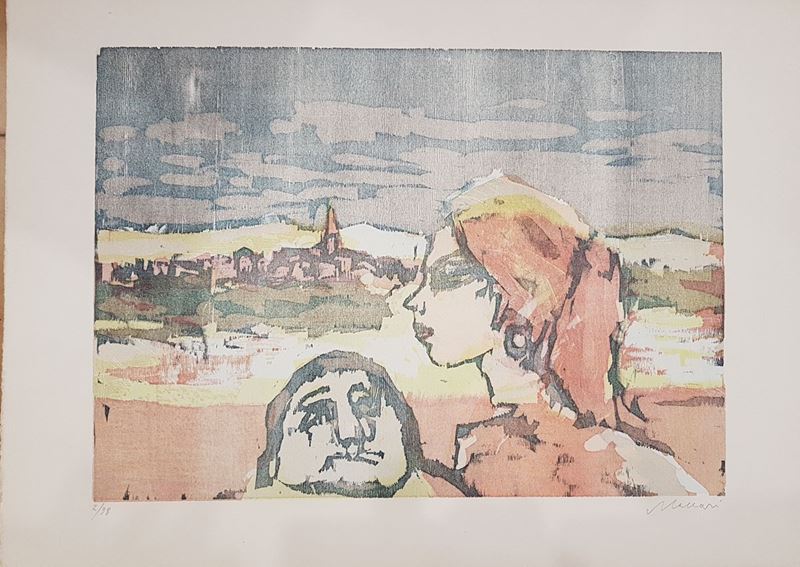 Maccari Mino e Cascella Michele - Lotto Unico di Due Opere.