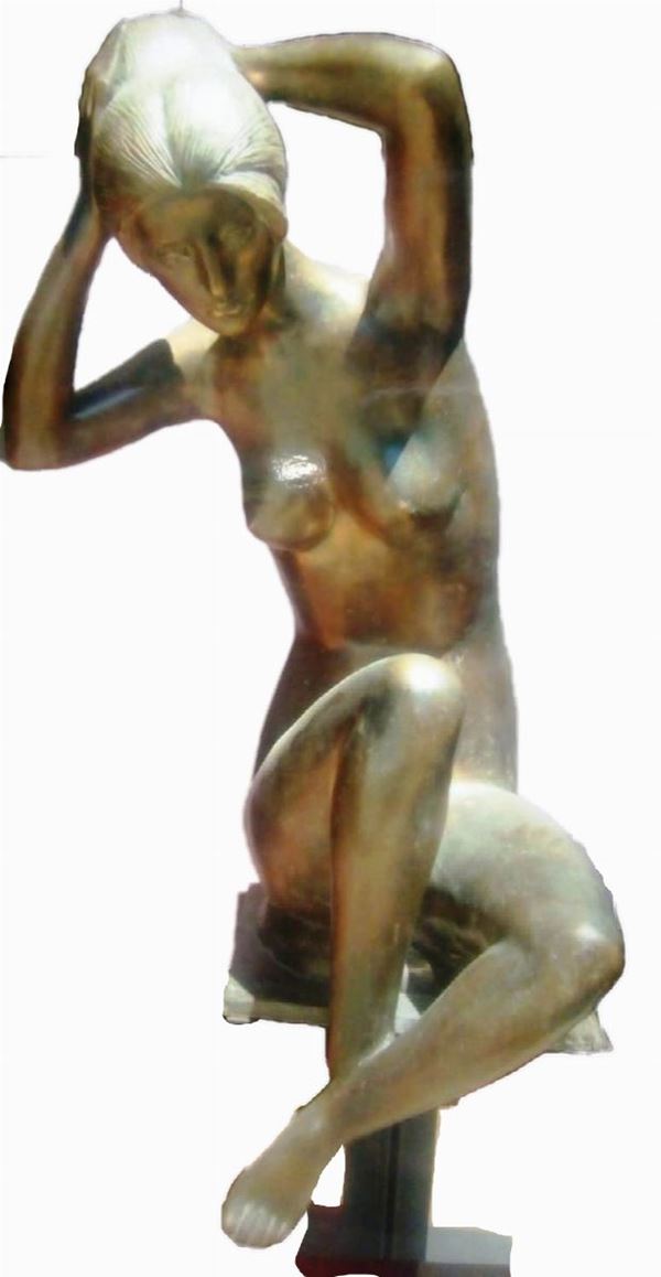 Vitaliano De Angelis : Nudo  - Scultura in bronzo, - Asta Asta a tempo di Arte Moderna e Contemporanea  - Fabiani Arte