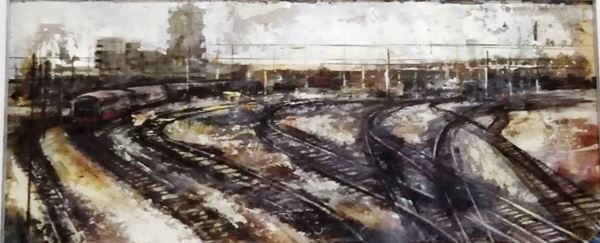 Gianluca Bosello : Poesia impressionista  (2013)  - Affresco su tela - Asta Asta a tempo di Arte Moderna e Contemporanea  - Fabiani Arte