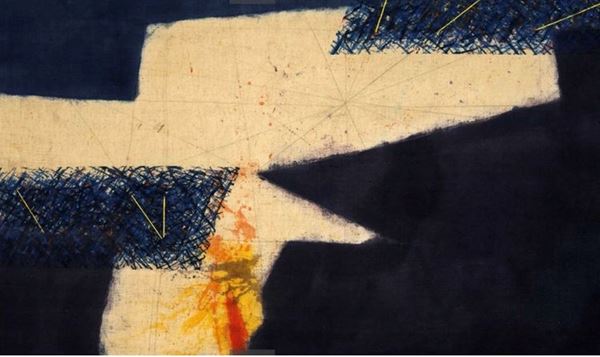 Sandro Martini : Quantità Lei  (1975)  - Olio su tela, - Asta Asta 86 di Arte Moderna e Contemporanea - Fabiani Arte