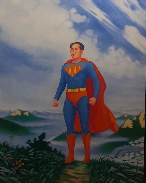 XU DE QI : Super Mao  (2013)  - Olio su tela, - Asta Asta a tempo di Arte Moderna e Contemporanea  - Fabiani Arte