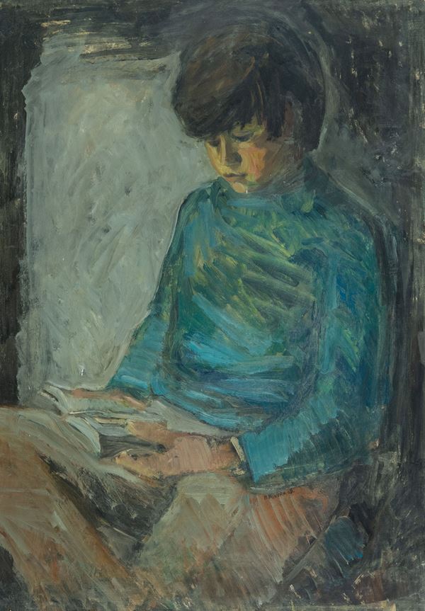 Maurizio Bonora - Bambino che legge