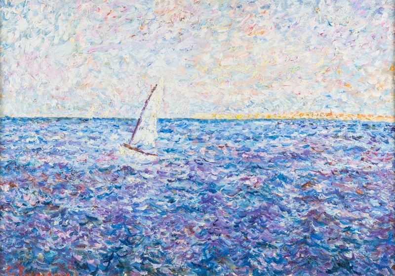 Guido Borgianni - Mare con Vela