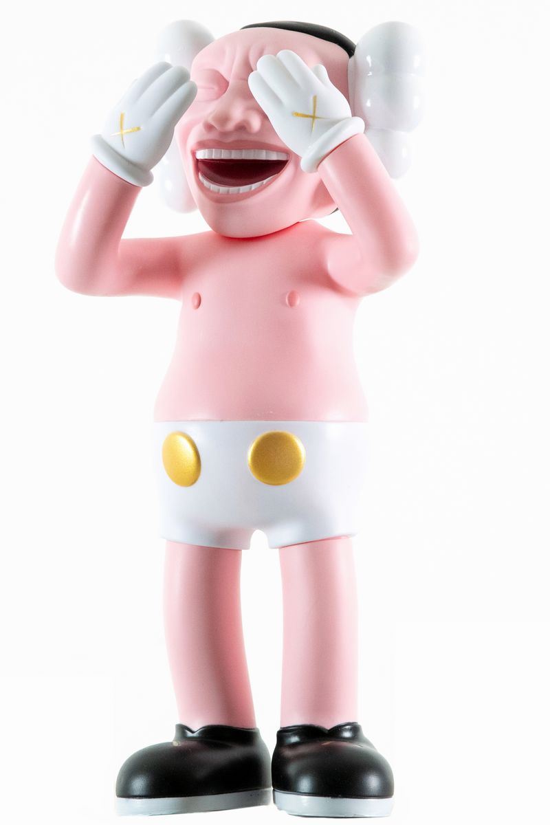 Untitled (collaborative Companion Figure)" Kaws X Yue Minjun