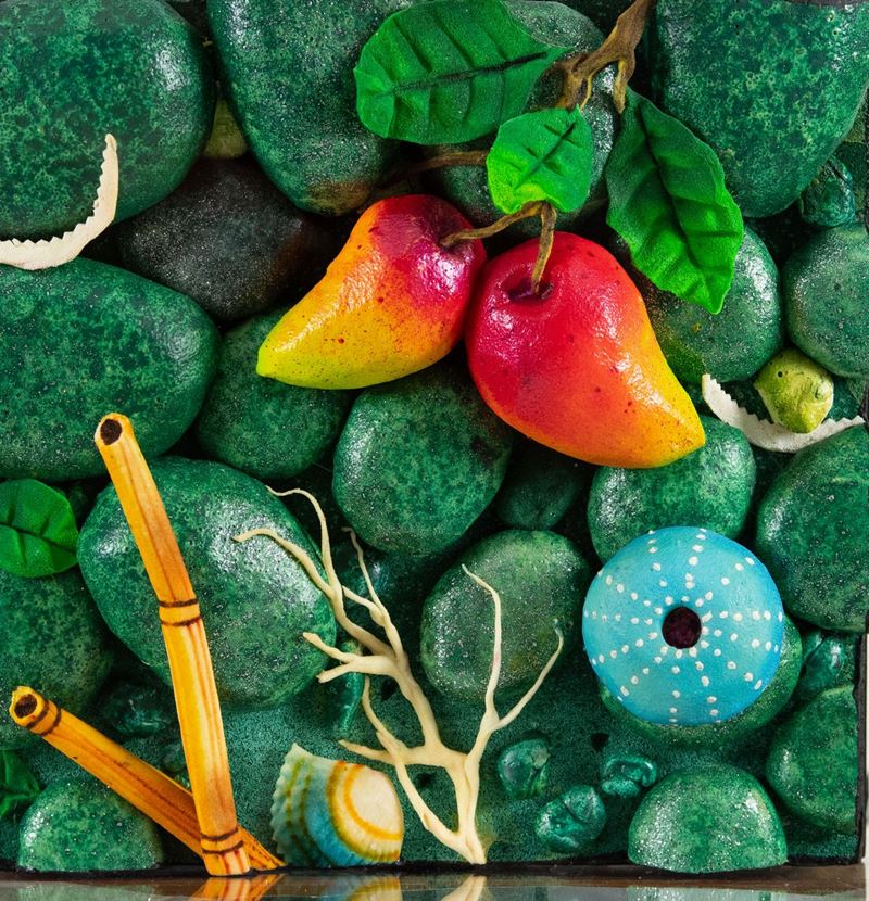 Piero Gilardi - Mangos su Malachite