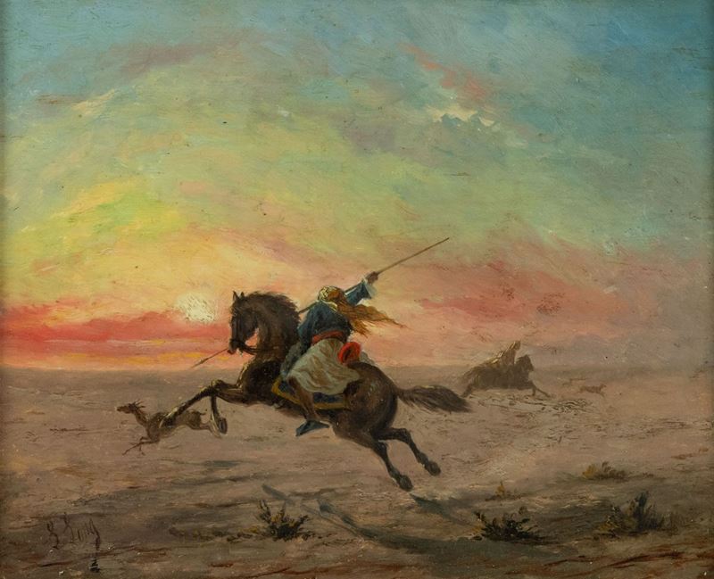 Anonimo - Caccia nel Deserto