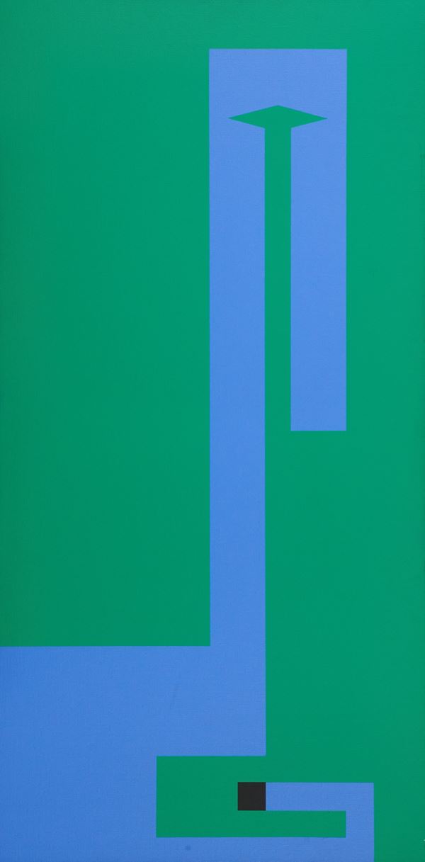 Bruno Munari : Negativo - Positivo  (1994)  - Acrilico su tela - Asta Asta di Arte Moderna e Contemporanea '800 e '900 - Fabiani Arte