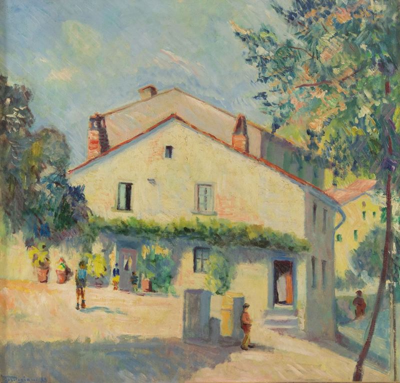 Edoardo Gordigiani - Casa con Figure