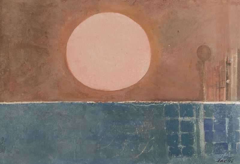 Bruno Saetti - Paesaggio Dominato dal Sole