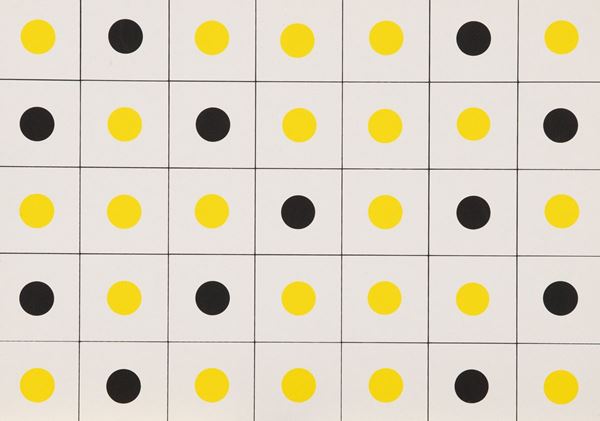 Lia Drei : Senza titolo  (1966)  - Litografa su cartoncinio - Asta Asta di Arte Moderna e Contemporanea '800 e '900	 - Fabiani Arte