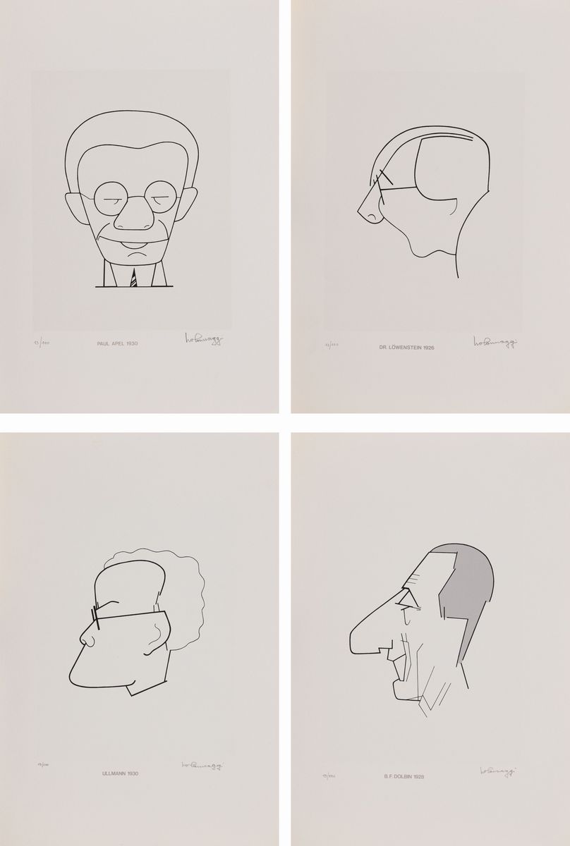 Ivo Pannaggi - Caricature e Astrazioni Figurative