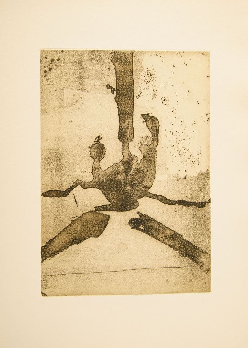Robert Motherwell - Senza Titolo da "paroles Peintes"