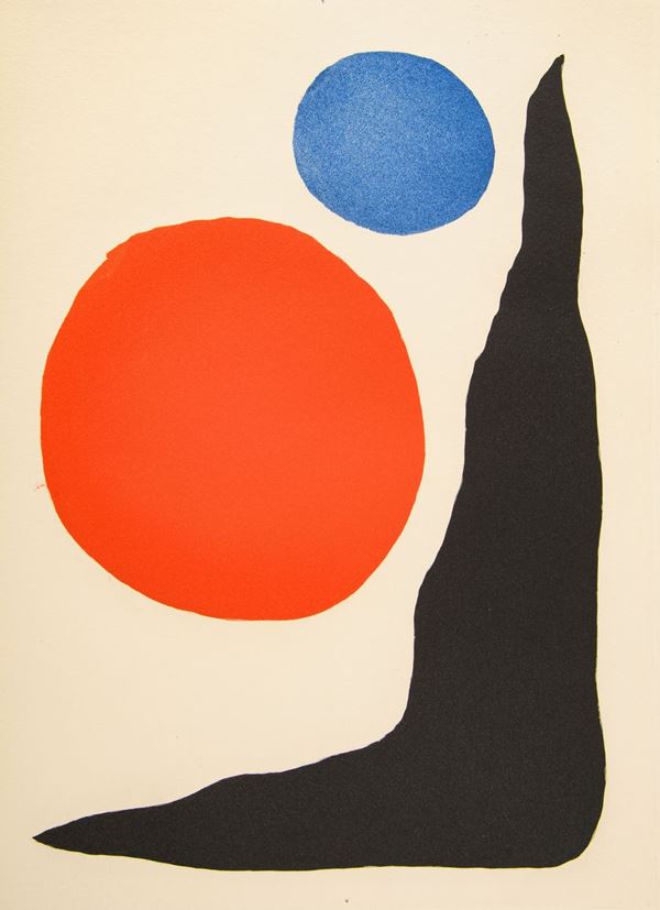 Alexander Calder : Senza titolo da &quot;Paroles Peintes&quot;  (1967)  - Asta Arte Moderna e Contemporanea - Fabiani Arte