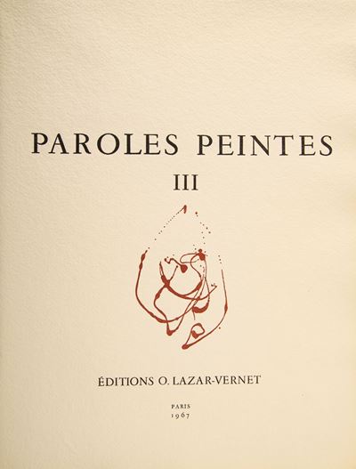 Paroles Peintes