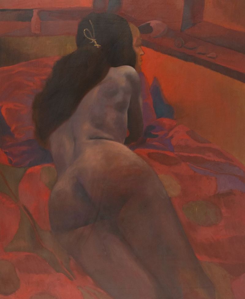 Ugo Attardi - Nudo Disteso