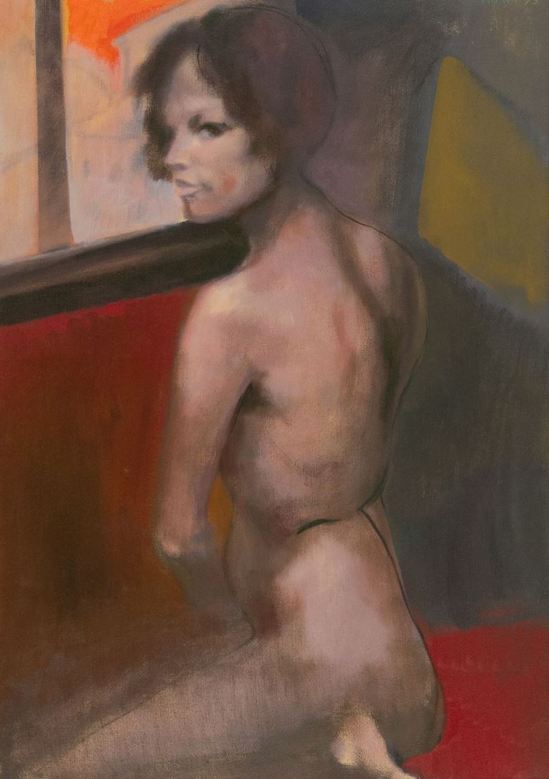 Ugo Attardi - Nudo di Schiena