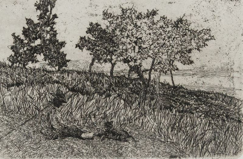 Giovanni Fattori - Riposo nei Campi