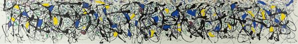 Jackson Pollock : Summertime  - Serigrafia su cartoncino - Asta Arte Moderna e Contemporanea - Fabiani Arte