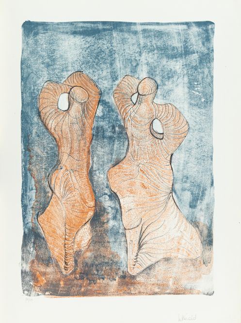 Max Herold : Senza titolo  - Litografia su carta, - Asta Arte Moderna e Contemporanea - Fabiani Arte