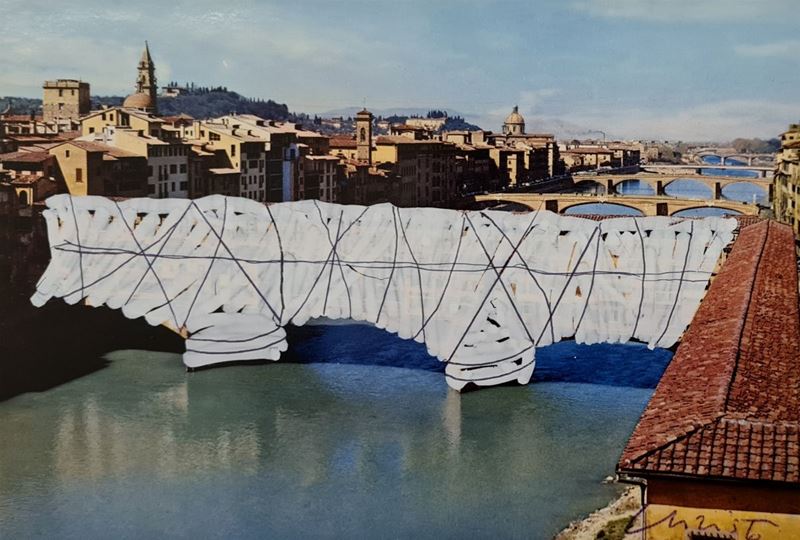 Christo And Jeanne- Claude - The "vecchio Bridge"