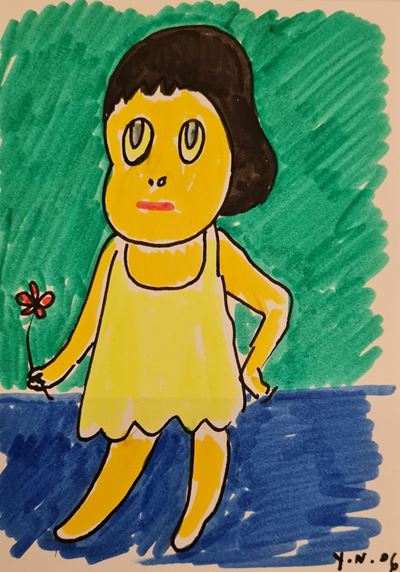 Bambina con Fiore