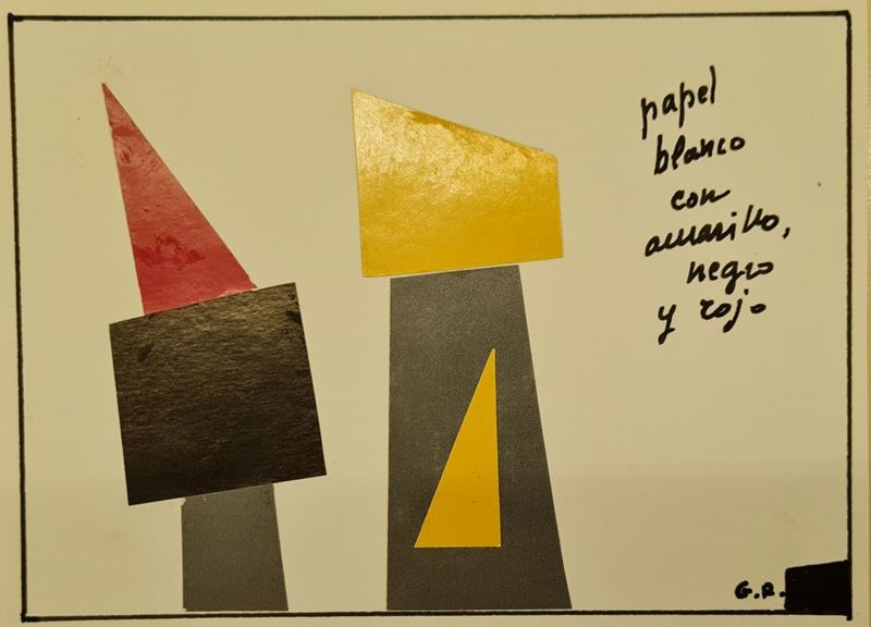 Gerardo Rueda - Papel Blanco con Amarillo, Negro Y Rojo
