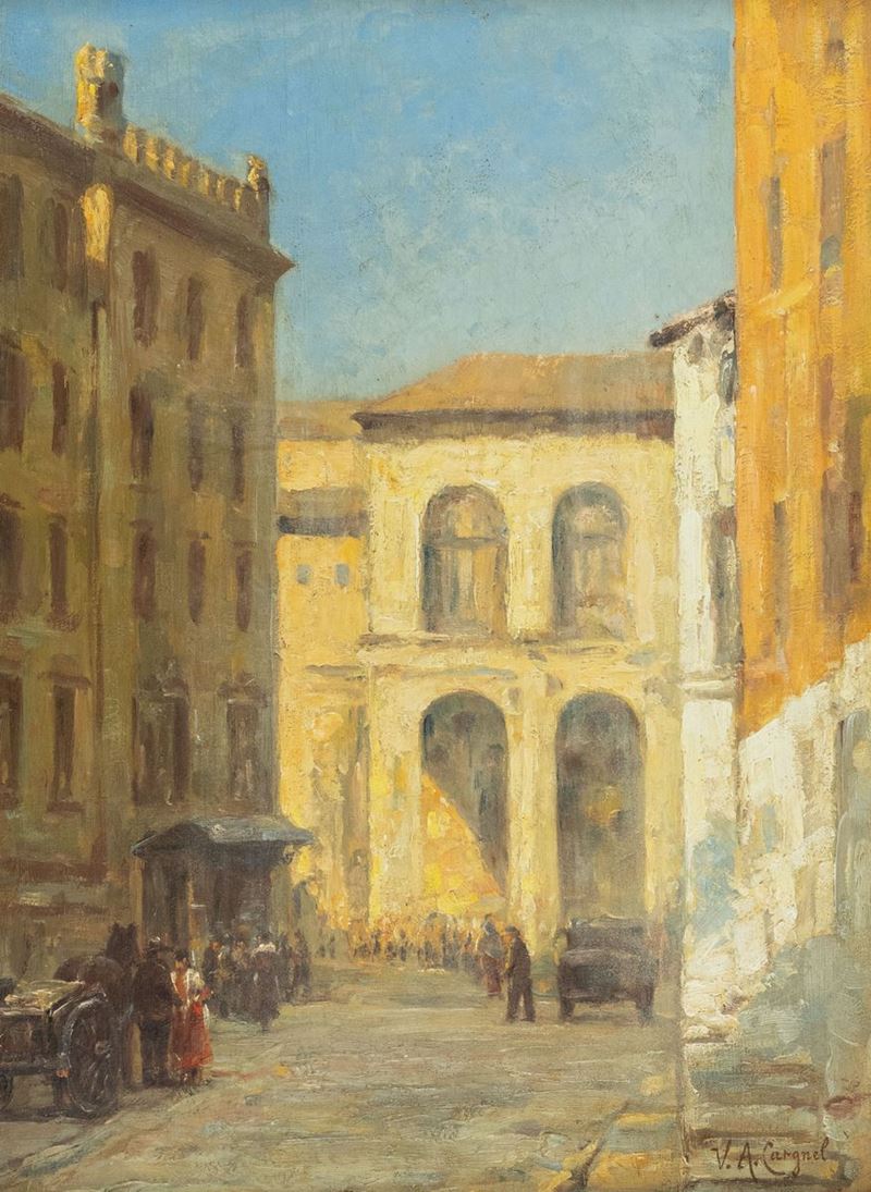 Vittore Antonio Cargnel - Scorcio di Città