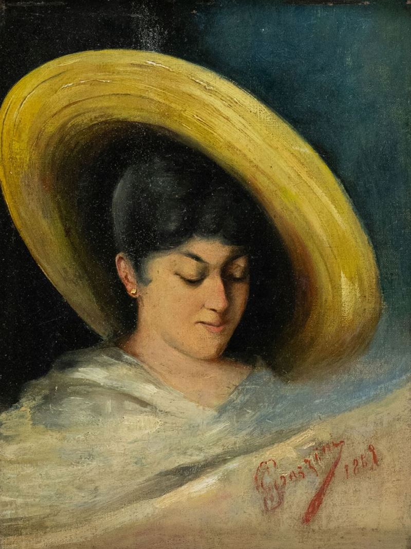 Eufemio Grazzini - Volto di Donna