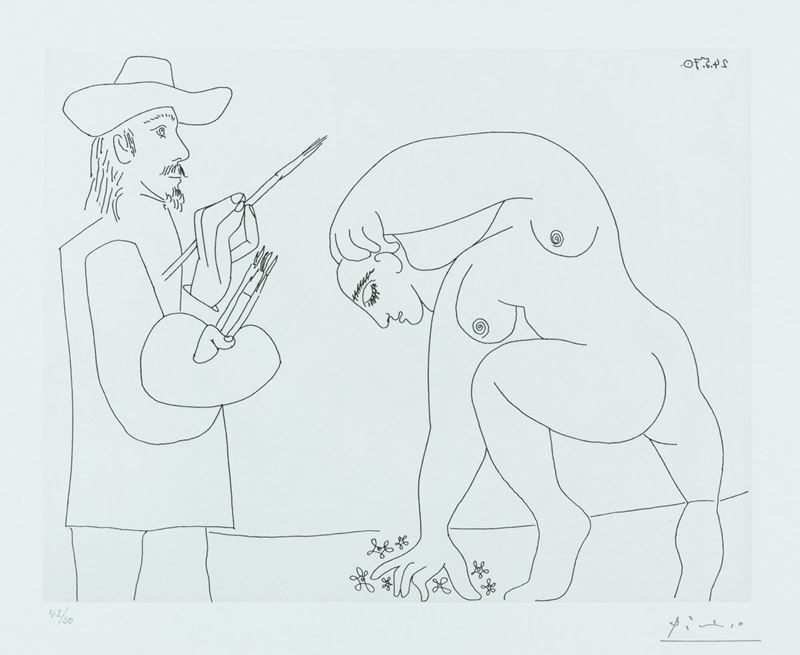 Pablo Picasso - Pittore e Modella