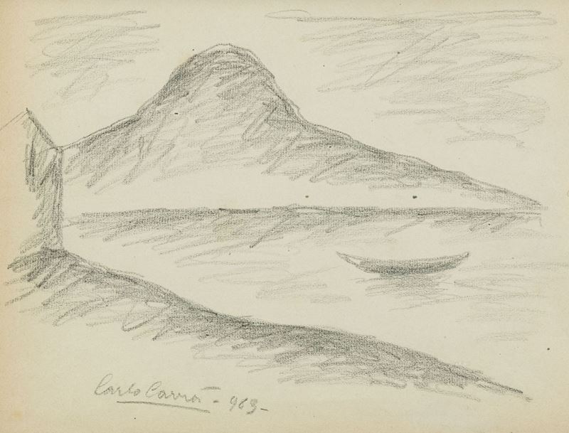 Carlo Carrà - Paesaggio