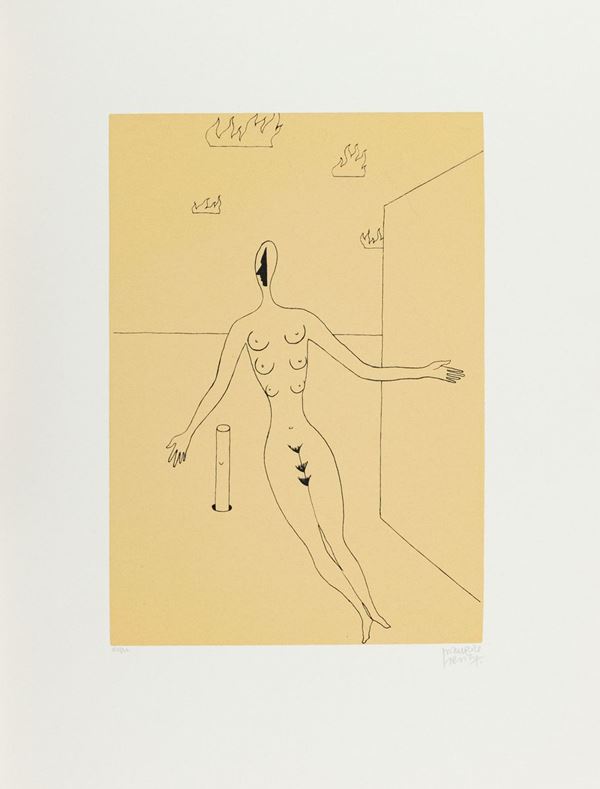 Henry Maurice : Senza titolo  - Litografia su carta - Asta Arte Moderna e Contemporanea, '800 e'900 - Fabiani Arte