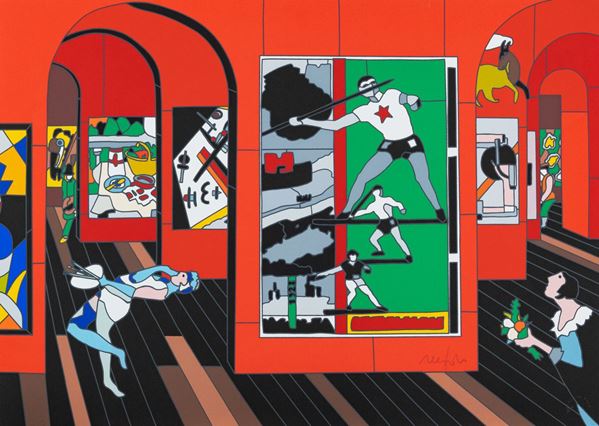 Ugo Nespolo - Artisti alla mostra