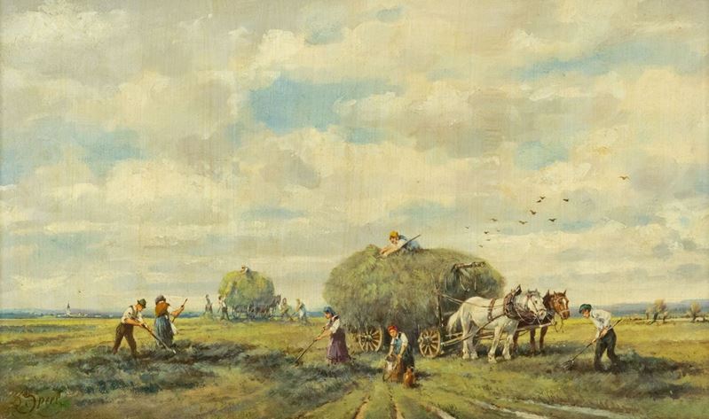 Johann Sperl - Contadini a Lavoro