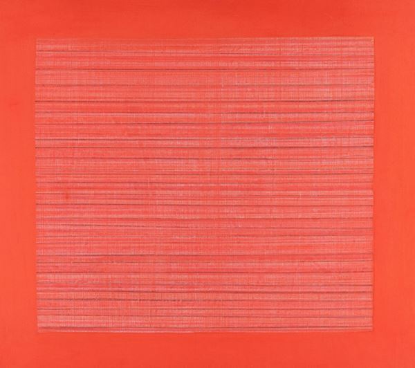Alberto Bardi : Senza titolo  (1974)  - Pastello a cera e tempera su tela - Asta  Arte Moderna e Contemporanea,  '800  e  '900 - Fabiani Arte