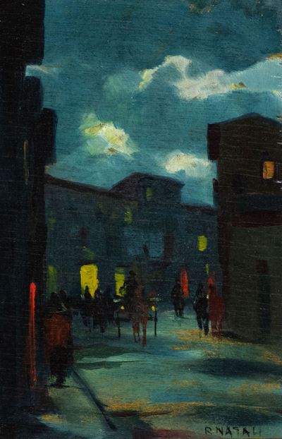Strada di Paese con Carrozza