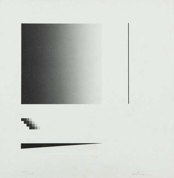 Getulio Alviani : Senza titolo  - Litografia su carta - Asta Asta 86 di Arte Moderna e Contemporanea - Fabiani Arte
