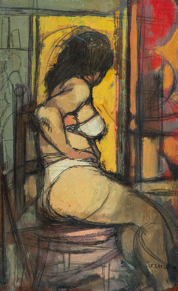 Fausto Maria Liberatore - Figura di Donna Seduta