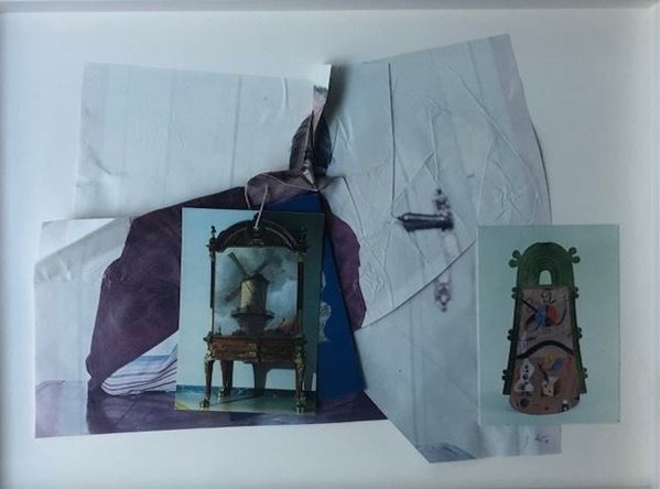 Jiri Kolar : Senza titolo  (1980)  - Collage e applicazioni su cartone, - Asta Asta 86 di Arte Moderna e Contemporanea - Fabiani Arte