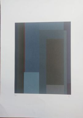 Giovanni Korompay : Senza titolo  - Litografia su carta, - Asta Asta 86 di Arte Moderna e Contemporanea - Fabiani Arte